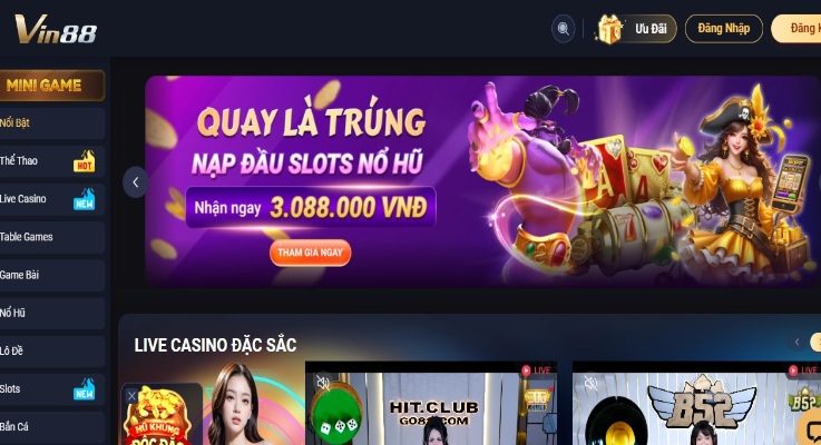 VIN88 – Trải nghiệm cá cược an toàn, nổ hũ cực khủng