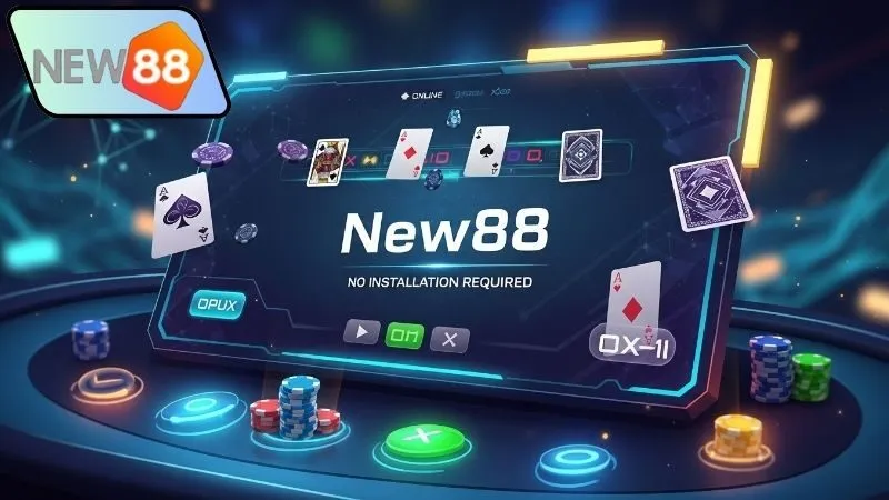 Cách tham gia game bài trực tuyến không cần cài đặt New88