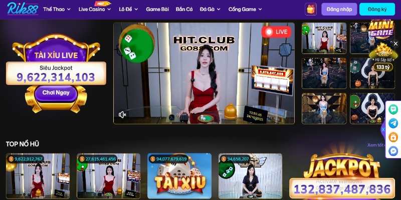 Kho game đổi thưởng đặc sắc tại Rik88